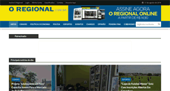 Desktop Screenshot of oregional.com.br